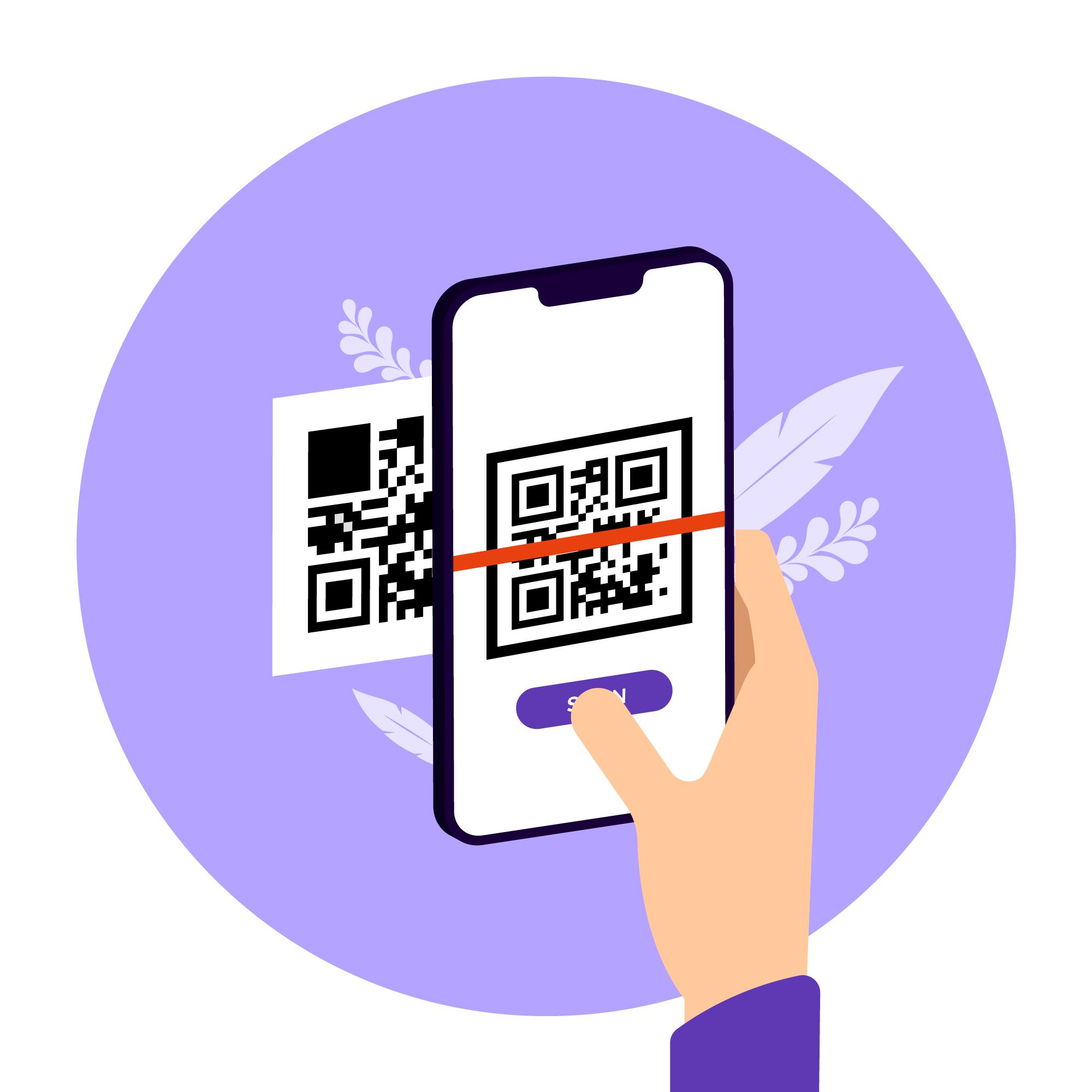 การทดสอบรหัส QR ที่มีสไตล์